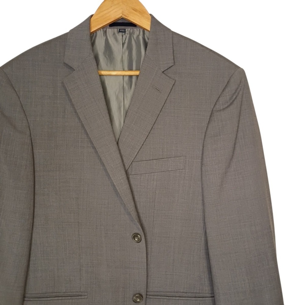 Jos. A.‎ Bank 1905 Blazer Mens 40S Tailored Fit Gray Wool 2B Sport Coat Jacket